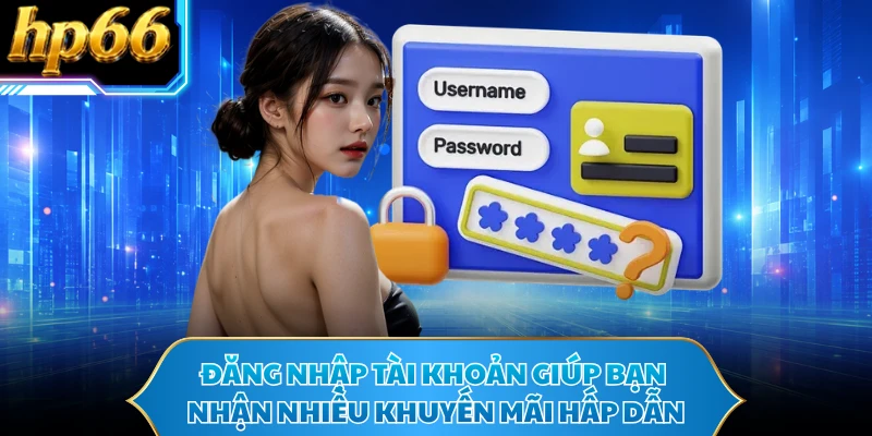 Đăng nhập tài khoản giúp bạn nhận nhiều khuyến mãi hấp dẫn