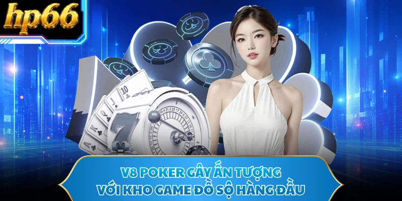 V8 Poker gây ấn tượng với kho game đồ sộ hàng đầu